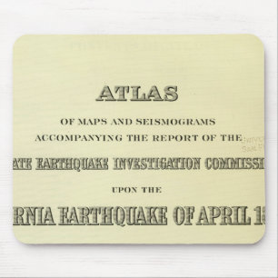 Title Page Atlas California earthquake Mouse Mat