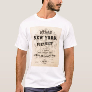 Title Page Atlas of New York, vicinity T-Shirt