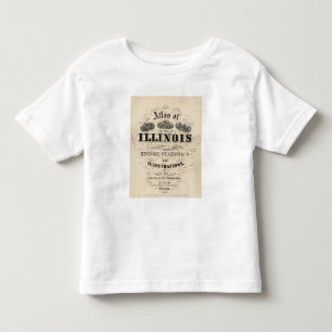 Title Page Atlas of the State of Illinois Toddler T-Shirt