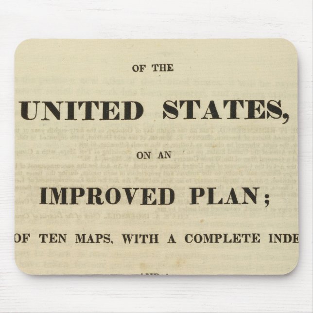 Title Page Atlas of the United States Mouse Mat (Front)