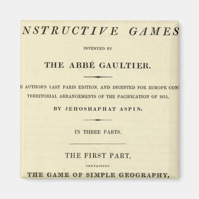 Title Page Complete course of geography Magnet (Front)