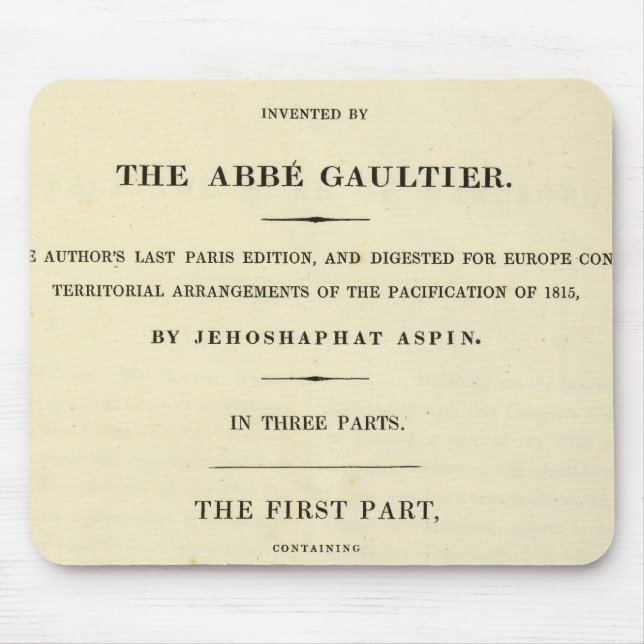 Title Page Complete course of geography Mouse Mat (Front)