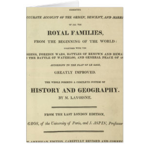 Title Page Complete Genealogical, Historical