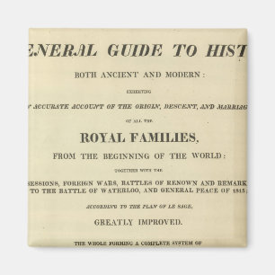 Title Page Complete Genealogical, Historical Magnet