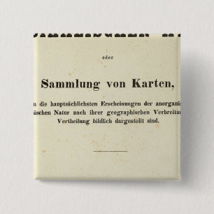 Title Page Dr Heinrich Berghaus 15 Cm Square Badge