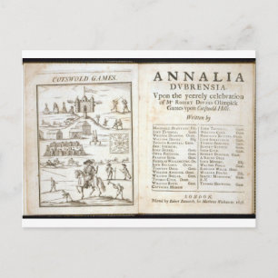 Title page for 'Annalia Dubrensia: Upon the Yeerel Postcard
