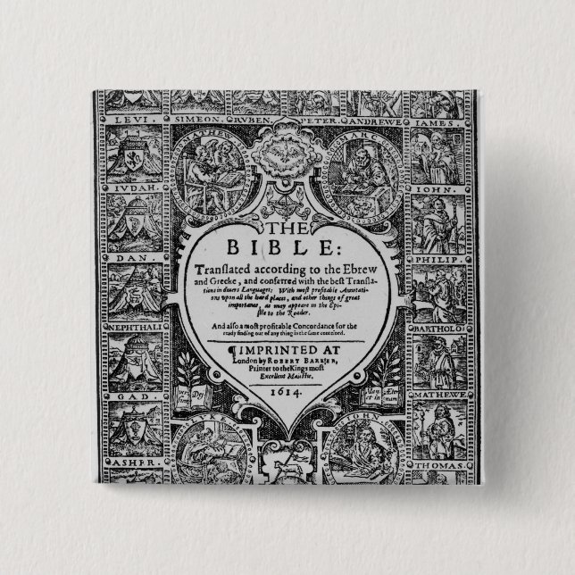 Title page for the English translation 15 Cm Square Badge (Front)