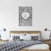 Title page for the English translation Canvas Print (Insitu(Bedroom))
