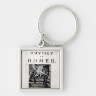 Title page for 'The Odyssey' by Homer Key Ring