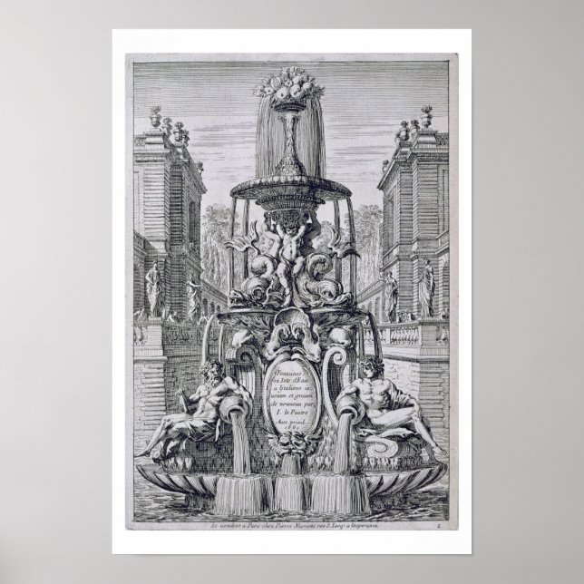 Title page from 'Fountain and Waterjets in the Ita Poster (Front)