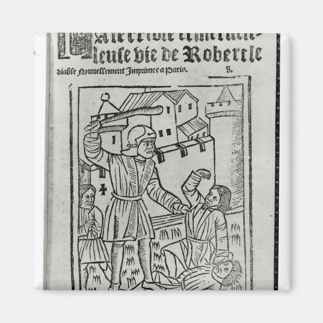 Title page from 'La Terrible et Merveille�' Magnet (Front)