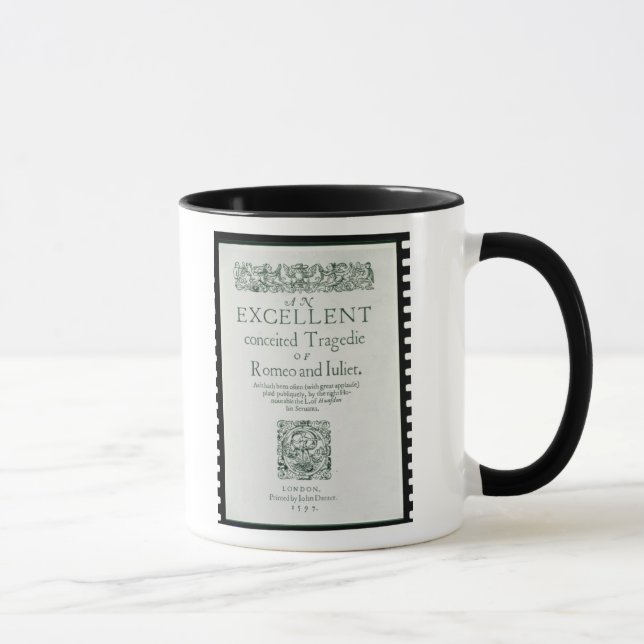 Title Page from 'Romeo and Juliet' Mug (Right)