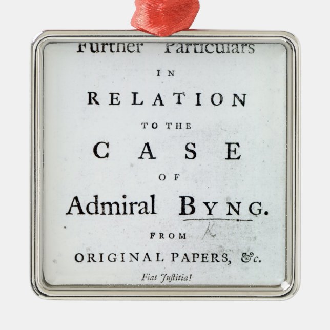 Title page from 'Some Further Particulars Metal Tree Decoration (Front)