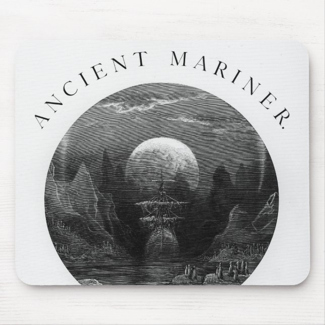 Title page from 'The Rime of the Ancient Mariner' Mouse Mat (Front)