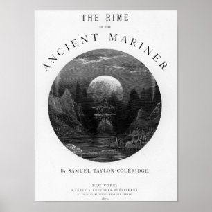Title page from 'The Rime of the Ancient Mariner' Poster