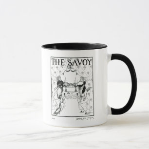 Title page from 'The Savoy' No. 1 and 2, 1896 (lit Mug