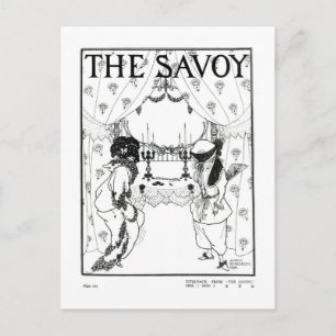 Title page from 'The Savoy' No. 1 and 2, 1896 (lit Postcard