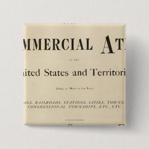 Title Page New commercial atlas 15 Cm Square Badge