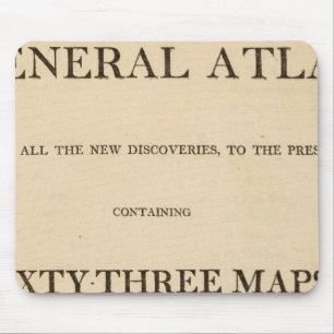 Title Page New, elegant general atlas Mouse Mat