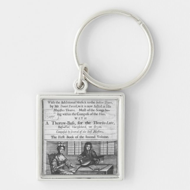 Title page of 'Deliciae Musicae' Key Ring (Front)