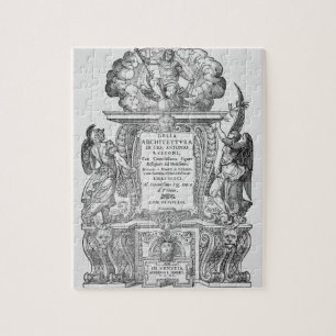 Title Page of 'Della Architettura', published 1590 Jigsaw Puzzle