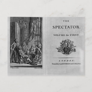 Title page of first volume of collected postcard