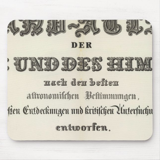 Title Page of HandAtlas Mouse Mat (Front)