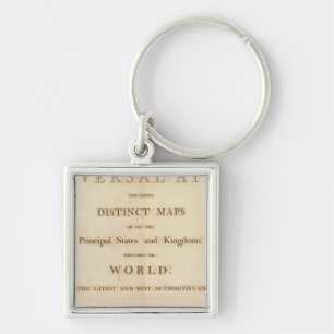 Title Page of New universal atlas Key Ring