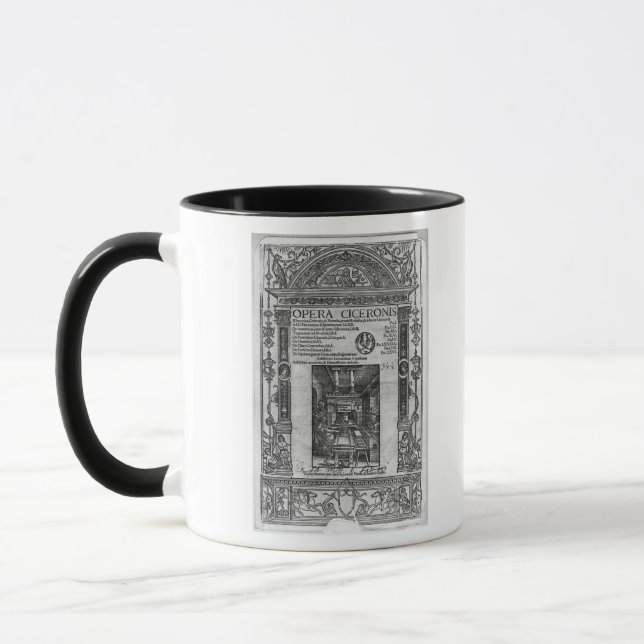 Title page of 'Opera Ciceronis', published 1520 Mug (Left)