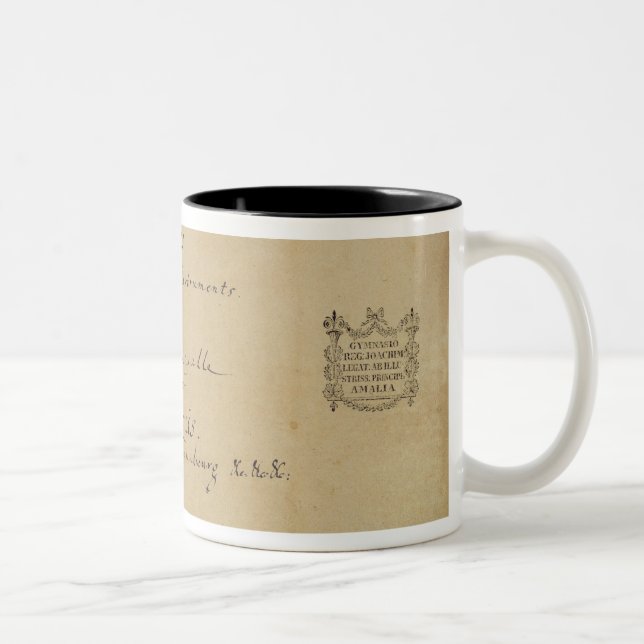 Title page of the 'Brandenburg Concertos' Two-Tone Coffee Mug (Right)