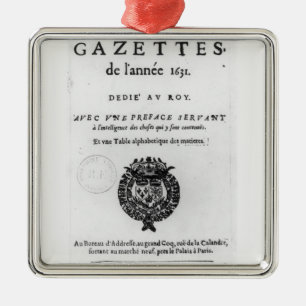 Title page of the first collection of 'La Metal Tree Decoration