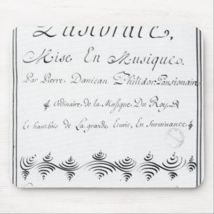 Title page of the 'Pastorale' Mouse Mat