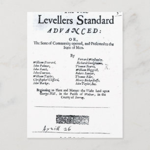 Title page of The True Levellers' Standard Postcard