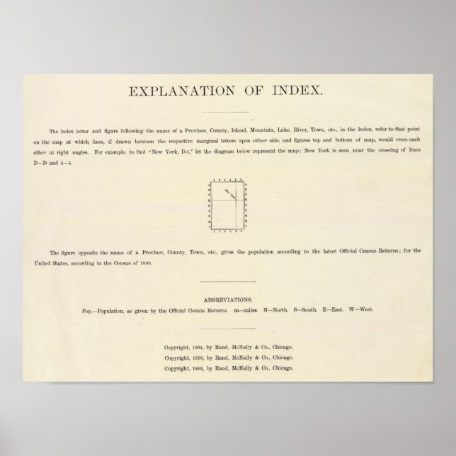 Title Page of Verso Indexed Atlas Poster (Front)