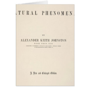 Title Page Physical atlas of natural phenomena
