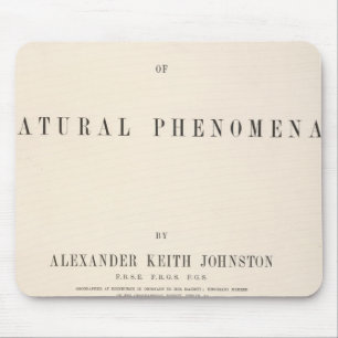 Title Page Physical atlas of natural phenomena Mouse Mat