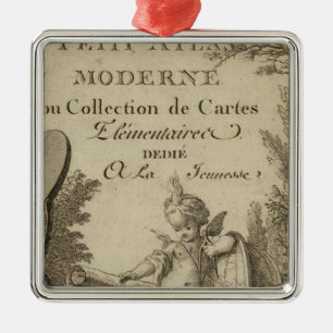 Title Page Small modern atlas Metal Tree Decoration