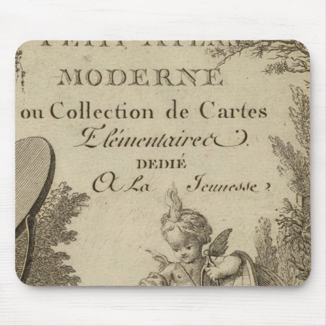 Title Page Small modern atlas Mouse Mat (Front)