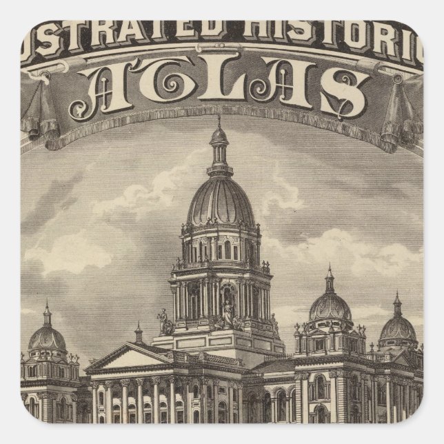 Title Page Square Sticker (Front)