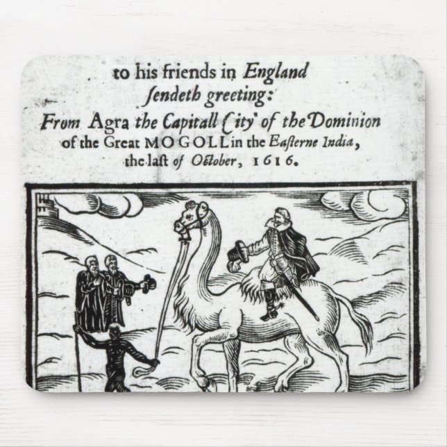 Title page, Thomas Coryat's travles in India Mouse Mat (Front)