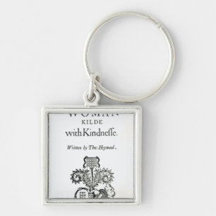 Title Page to 'A Woman Killed with Kindness' Key Ring