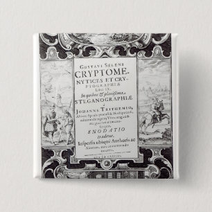 Title Page to Book 9 15 Cm Square Badge