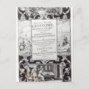 Title Page to Book 9 Postcard