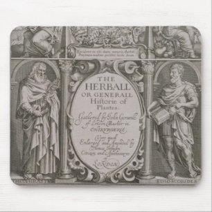 Title page to the second edition of 'The Herball' Mouse Mat
