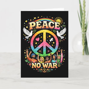 Title: Peace Over War Holiday Card