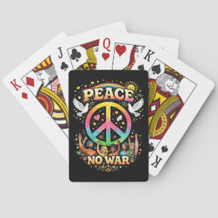Title: Peace Over War Playing Cards