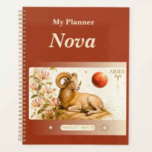 title: Personalised Aries Zodiac Planner 