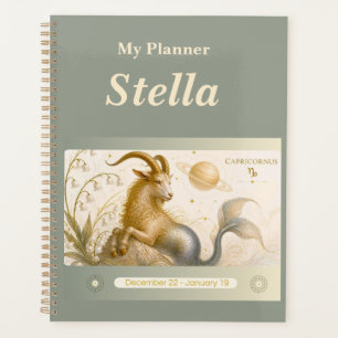 title: Personalised Capricorn Zodiac Planner 