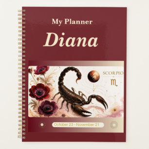 title: Personalised Scorpio Zodiac Planner