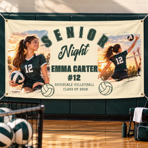 Title: Personalised Volleyball Senior Night Photo Banner